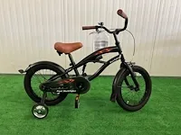 Popal black fighter kinderfiets - afbeelding 1 van  5
