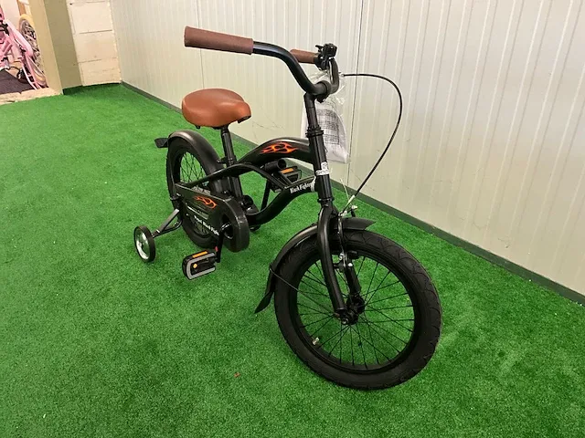 Popal black fighter kinderfiets - afbeelding 2 van  5