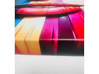 Popart lady - kleurenprint op canvas - afbeelding 6 van  6