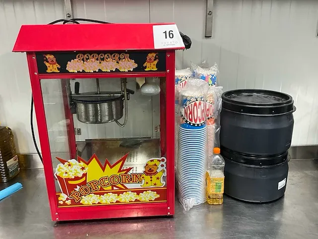 Popcorn machine model et-pop6a-r - afbeelding 1 van  4