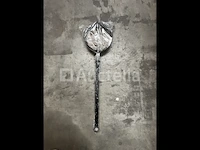 Popcornpan 18 cm met lange steel 70 cm - afbeelding 1 van  2