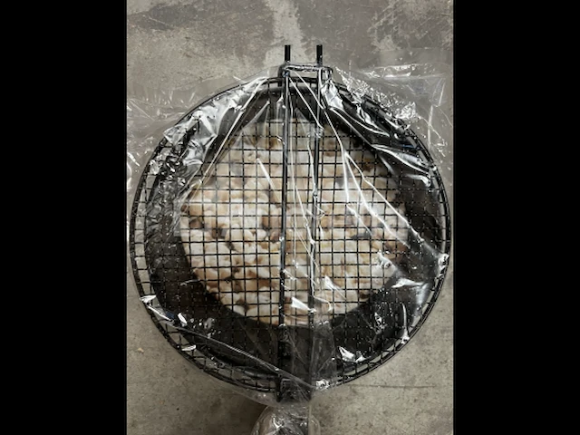 Popcornpan 18 cm met lange steel 70 cm - afbeelding 2 van  2
