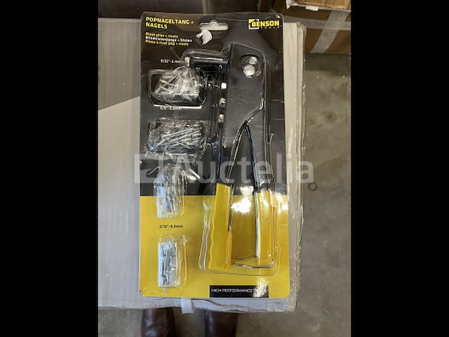 Popnageltang met nagels - afbeelding 1 van  2