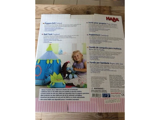 Poppen tent - afbeelding 2 van  2