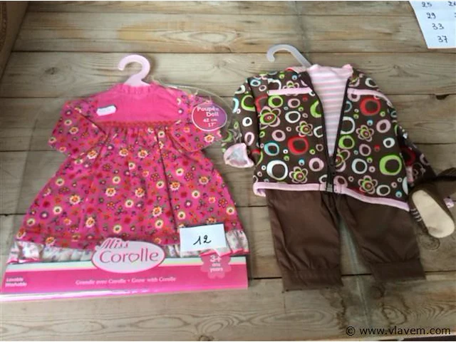 Poppenkleedjes 2stuks - afbeelding 1 van  3