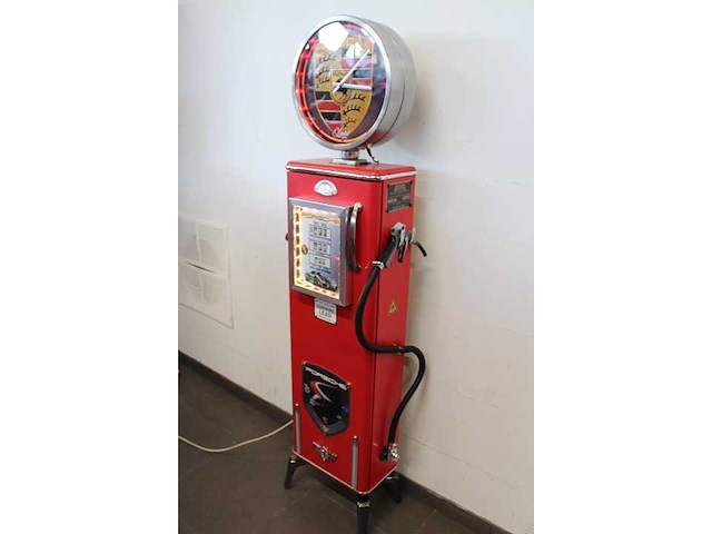 Porsche - benzinepomp kast - decor object - afbeelding 3 van  6