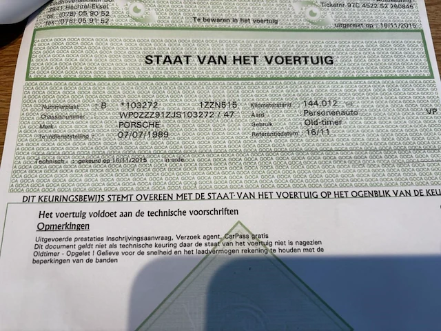 Porsche 911 carrera coupe k6, 1989 - afbeelding 24 van  32
