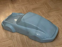 Porsche 911 sculptuur 140cm blue - afbeelding 3 van  5