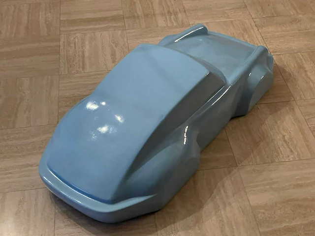 Porsche 911 sculptuur 140cm blue - afbeelding 5 van  5