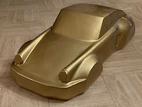 Porsche 911 sculptuur 140cm gold - afbeelding 1 van  5