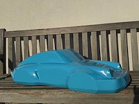 Porsche 911 sculptuur 90cm blue - afbeelding 2 van  2