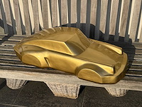 Porsche 911 sculptuur 90cm gold - afbeelding 1 van  2