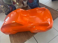 Porsche 911 sculptuur 90cm orange - afbeelding 1 van  1