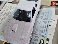 Porsche 924 turbo vintage metaal bburago - afbeelding 2 van  3