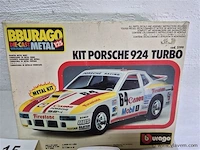 Porsche 924 turbo vintage metaal bburago - afbeelding 3 van  3