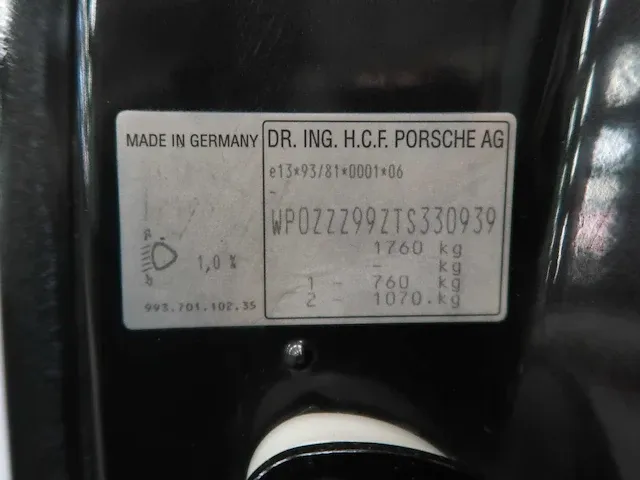 Porsche 993 cabrio - afbeelding 100 van  100