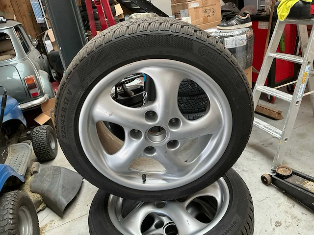 Porsche 996 4x velg + band - afbeelding 3 van  7
