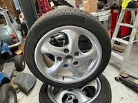 Porsche 996 4x velg + band - afbeelding 3 van  7