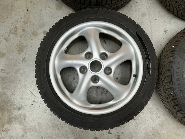 Porsche 996 4x velg + band - afbeelding 5 van  7