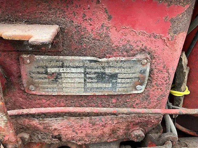 Porsche diesel 122 - 1956 - afbeelding 13 van  20