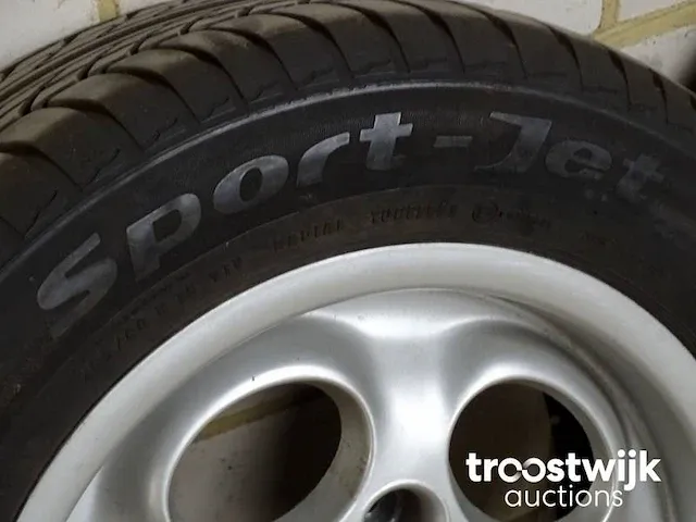 Porsche vintage velgen, inclusief banden - afbeelding 5 van  6