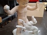 Porselein putto - afbeelding 2 van  4