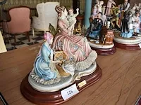 Porseleinen beeldje 2 vrouwen met kind cortese ca. 30cm - afbeelding 5 van  8