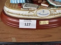 Porseleinen beeldje man en vrouw aan tafel ca. 25cm cortese - afbeelding 4 van  10