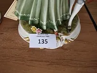 Porseleinen beeldje man en vrouw ca. 35cm - afbeelding 2 van  8