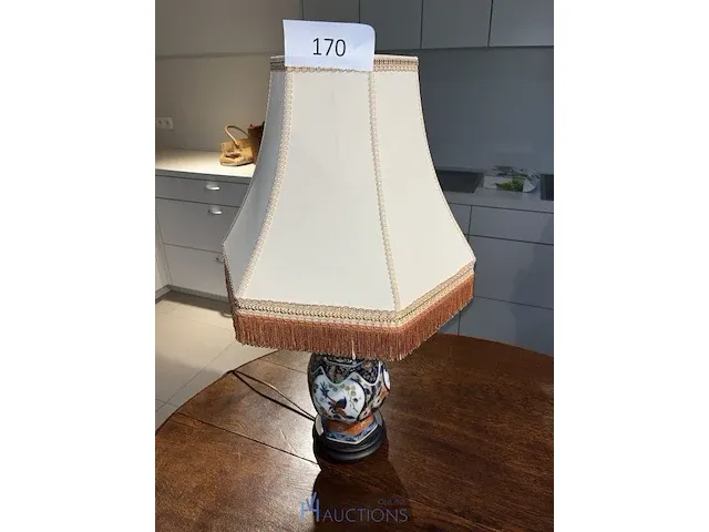 Porseleinen tafellamp - afbeelding 2 van  4