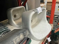 Porseleinen uitgietbak (2x) - afbeelding 1 van  3