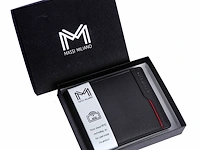 Portefeuille leder - massi miliano - ref 71111 - zwart - rfid - afbeelding 1 van  5