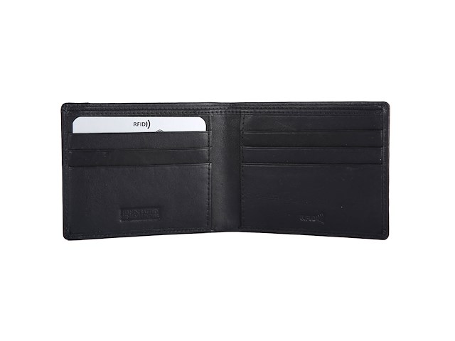 Portefeuille leder - massi miliano - rfid- zwart - afbeelding 3 van  6