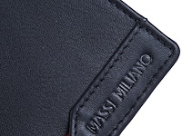 Portefeuille leder - massi miliano - rfid- zwart - afbeelding 6 van  6