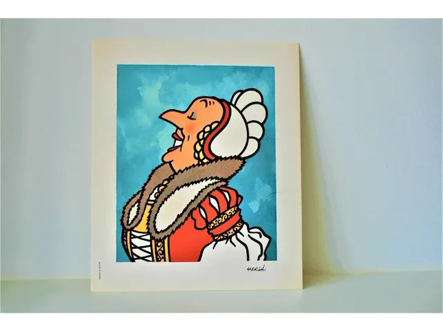 Portfolio portret "b. castafiore" - casterman, 1966 (7/8) - afbeelding 1 van  7
