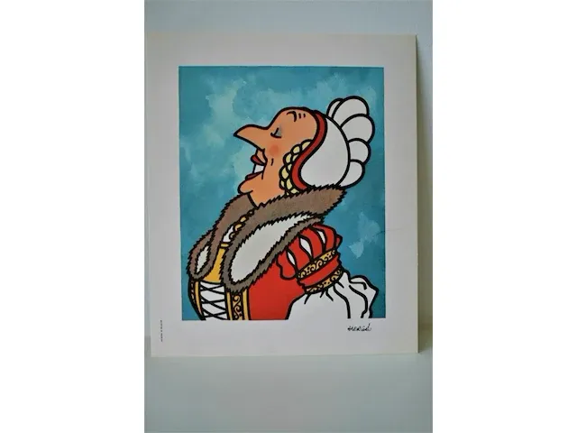 Portfolio portret "b. castafiore" - casterman, 1966 (7/8) - afbeelding 2 van  7