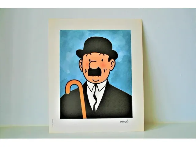 Portfolio portret "jansen" - casterman, 1966 (5/8) - afbeelding 1 van  6