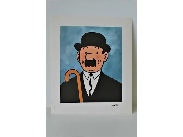 Portfolio portret "jansen" - casterman, 1966 (5/8) - afbeelding 2 van  6