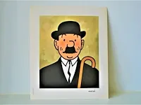 Portfolio portret "janssen" - casterman, 1966 (6/8) - afbeelding 1 van  6