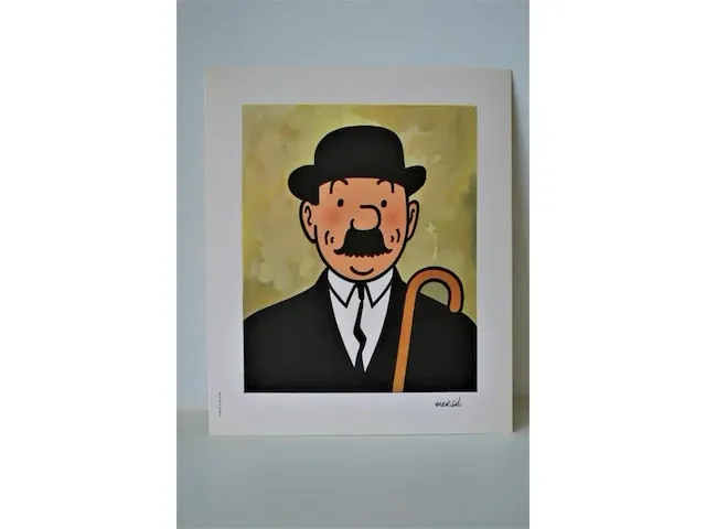 Portfolio portret "janssen" - casterman, 1966 (6/8) - afbeelding 2 van  6