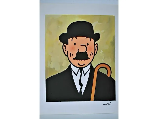 Portfolio portret "janssen" - casterman, 1966 (6/8) - afbeelding 3 van  6