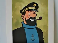 Portfolio portret "kapitein haddock" - casterman, 1966 (3/8) - afbeelding 2 van  6