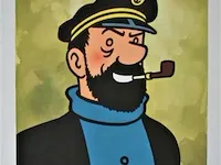 Portfolio portret "kapitein haddock" - casterman, 1966 (3/8) - afbeelding 3 van  6
