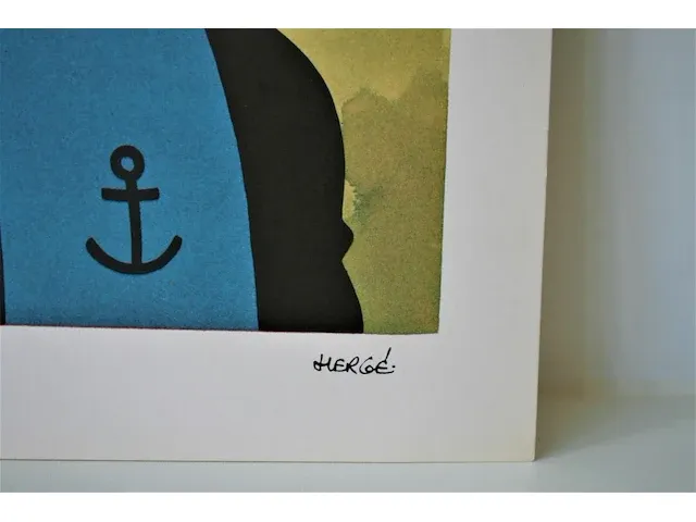 Portfolio portret "kapitein haddock" - casterman, 1966 (3/8) - afbeelding 5 van  6