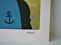 Portfolio portret "kapitein haddock" - casterman, 1966 (3/8) - afbeelding 5 van  6