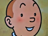 Portfolio portret "kuifje" - casterman, 1966 (1/8) - afbeelding 6 van  6