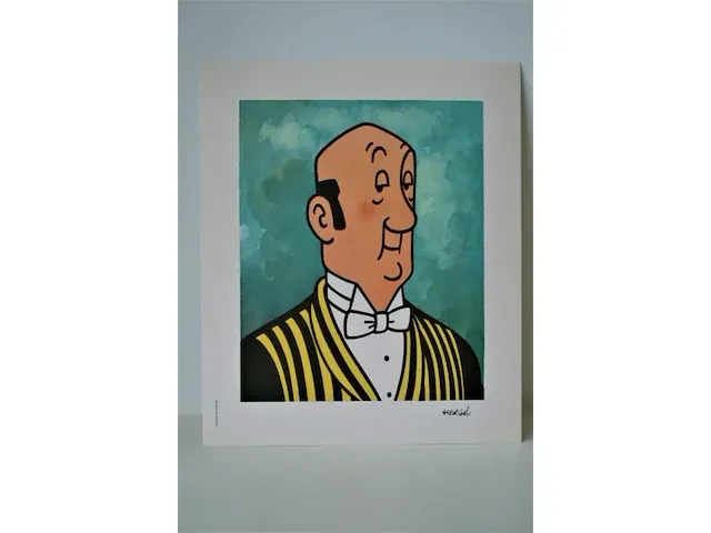 Portfolio portret "nestor" - casterman, 1966 (8/8) - afbeelding 2 van  6