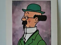 Portfolio portret "prof. zonnebloem" - casterman, 1966 (2/8) - afbeelding 2 van  6