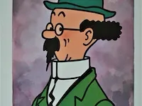 Portfolio portret "prof. zonnebloem" - casterman, 1966 (2/8) - afbeelding 3 van  6