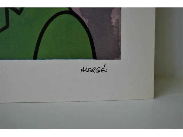 Portfolio portret "prof. zonnebloem" - casterman, 1966 (2/8) - afbeelding 4 van  6